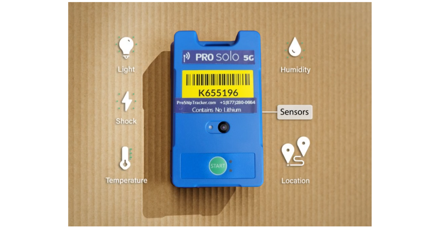 Freight Tracker PRO SOLO 5G (Non-Lithium)