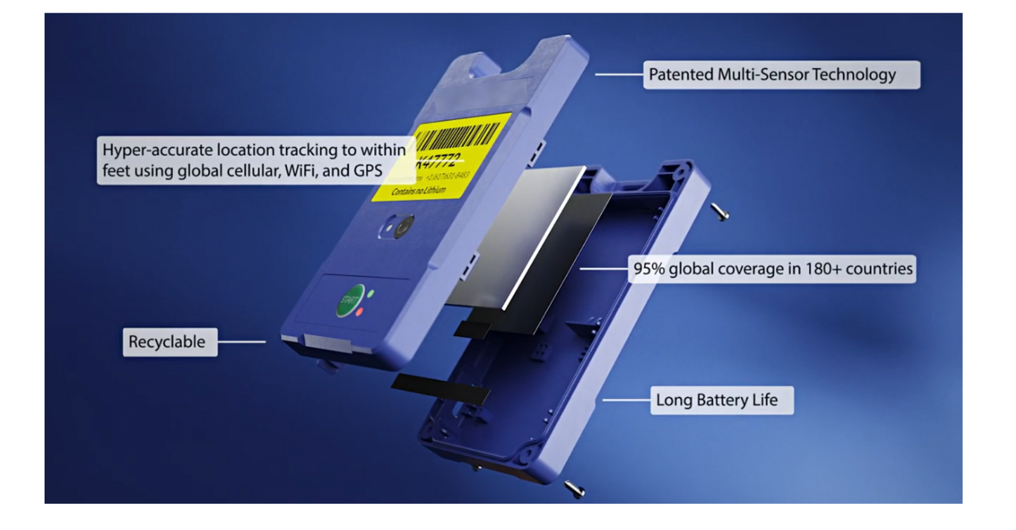 Freight Tracker PRO SOLO 5G (Non-Lithium)