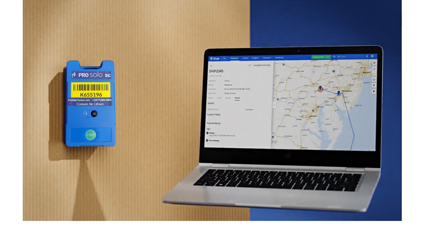 Freight Tracker PRO SOLO 5G (Non-Lithium)